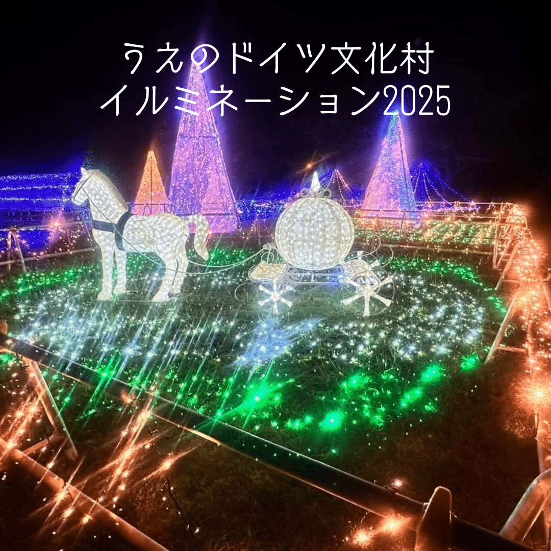 うえのドイツ文化村イルミネーション2025